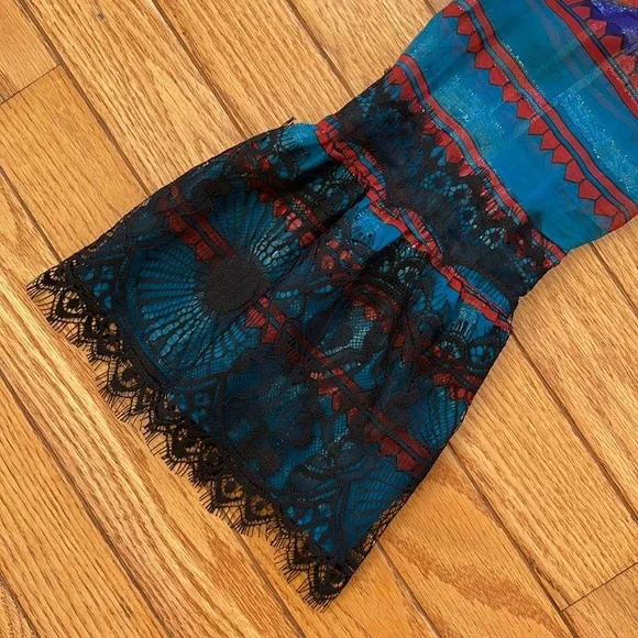 Rare Anna Sui Inc print blouse size XS - Picture 5 of 6